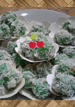 Foto resep klepon pandan