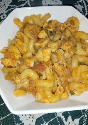 A picture of Indian Masala Pasta.
