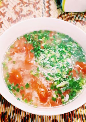 Hình của món Canh trứng ngày mưa bão.