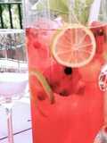 Sangria de Champanhe com Frutos Vermelhos