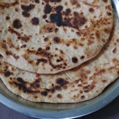 Aloo ka paratha A picture of Aloo ka paratha.