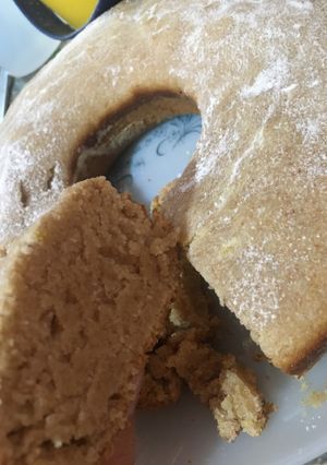 Una foto de Budín vegano de limón