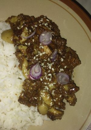 Foto resep Sate kulit ayam & tahu ala anak kos