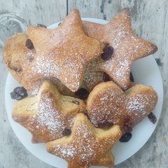 A picture of Raisin Tea Scones.