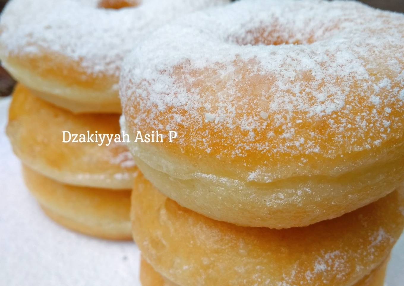 Donat tanpa telur (awet empuk&lembutnya)