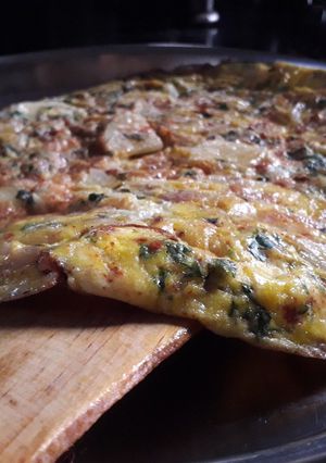 स्पॅनिश ऑम्लेट (spanish omelette recipe in marathi) रेसिपी चे मुख्य फोटो 
