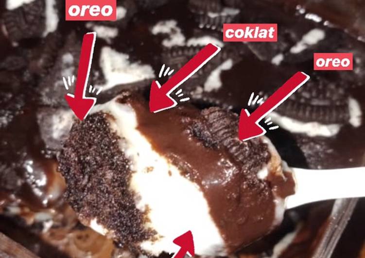 Cara Membuat Dessert box oreo, Sempurna