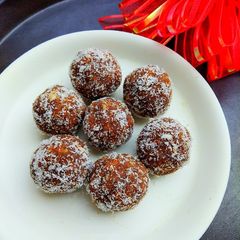 A picture of Besan Chocolaty Ladoos.