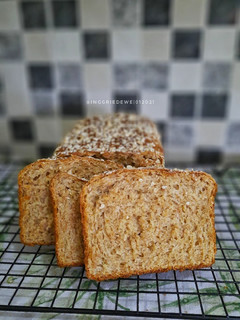 Foto resep Roti Tawar Gandum (Tanpa Telur)