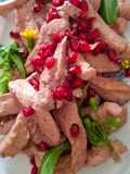 Straccetti di pollo alla melograna