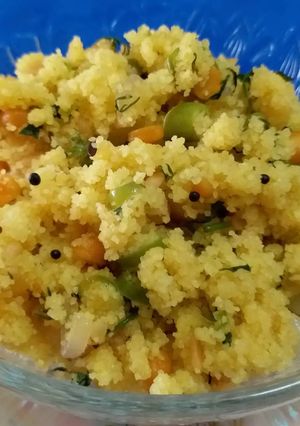 A picture of Rice Rava and Dals Khichdi.