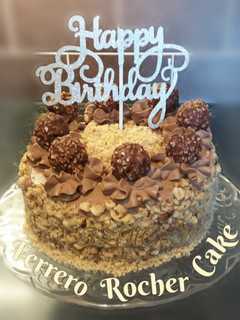 A picture of 🍬🎂 Ferrero Rocher Cake 🎂🍬.