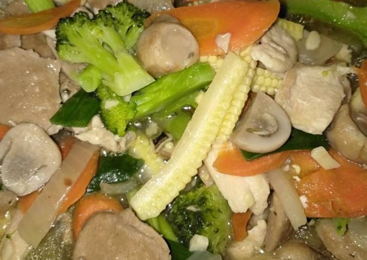 Resep Brokoli ayam jamur yang enak