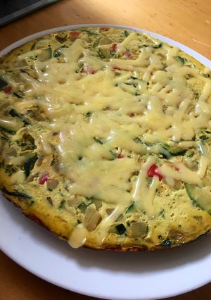 Una foto de Tortilla de zucchini