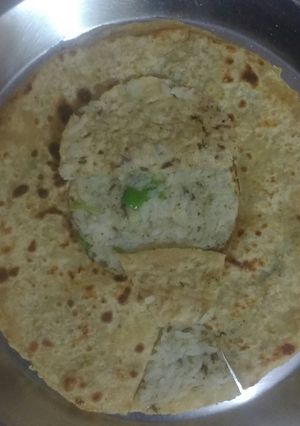 चावल के पराठा रेसिपी मुख्य फोटो