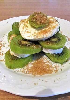 Foto principal de Kiwis con mozzarella