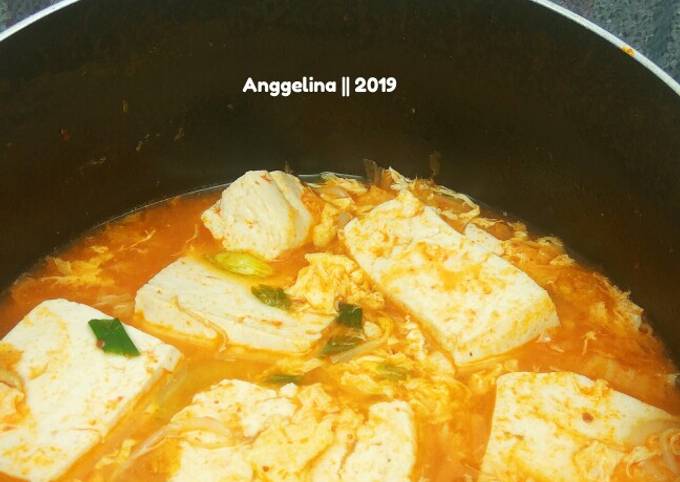 Resep Sundubu Jjigae (Sup Tahu Pedas Korea), Enak Banget