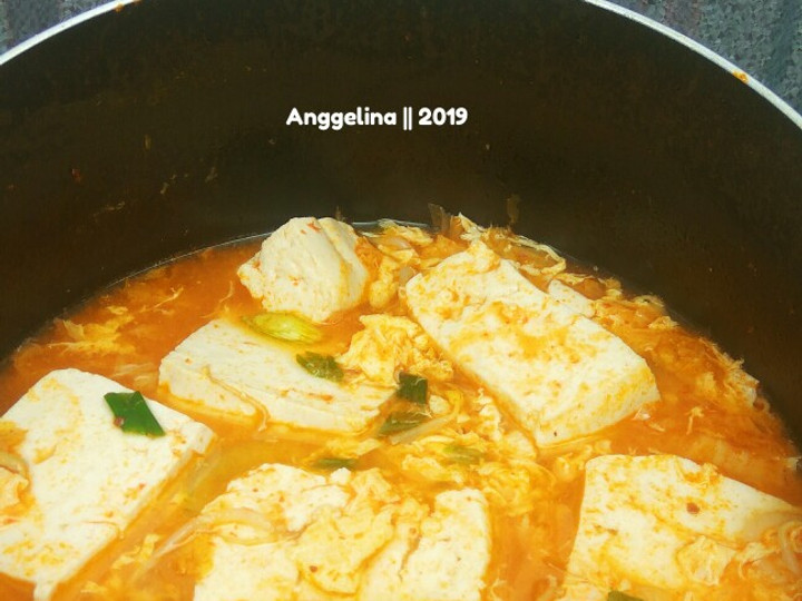 Resep Sundubu Jjigae (Sup Tahu Pedas Korea), Enak Banget