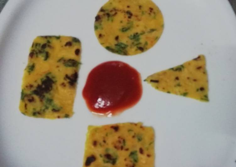 Simple Way to Prepare Homemade Rava Besan Dosa