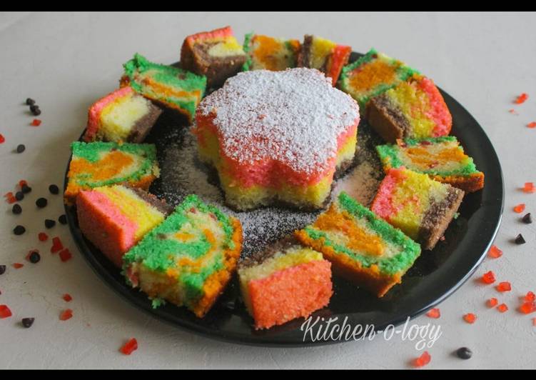 Recipe: Tasty Rainbow Cake