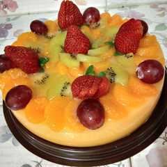 รูปของ Puding mangga cocok untuk ultah/lamaran/dll