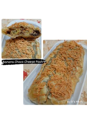 Foto resep Banana Choco Cheese Puff Pastry