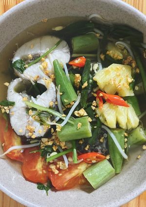 Hình của món Canh chua cá lóc.