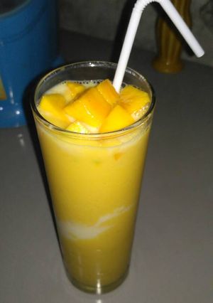Foto resep Jus mangga kekinian tanpa whippedcream #enakanbikinsendiri