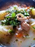 Sopa de choritos 🍲