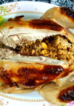 รูปของ ไก่ยัดไส้ข้าว