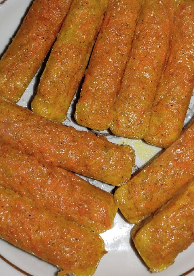 Яєчно-морквяні палички
