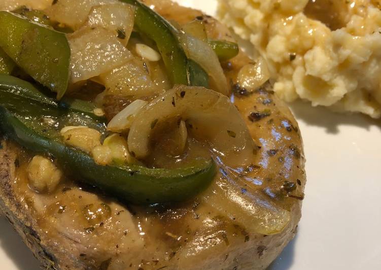 Recipe of Quick Smothered Pork Chops