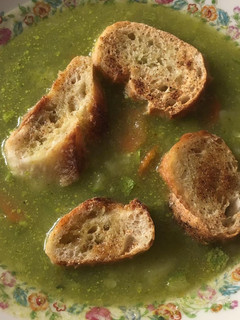 Una foto de Sopa de calabacitas con papas