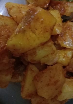 A picture of Dry potatoes.