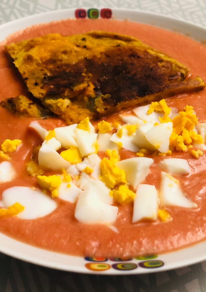 Una foto de Salmorejo