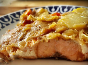Foto principal de Salmón al limón al horno