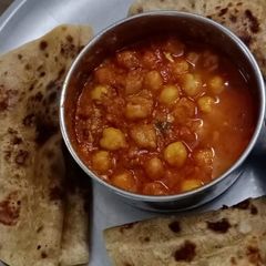 A picture of Masala chole.