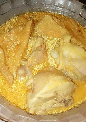 Foto resep Opor ayam bumbu kuning | opor ayam tahu