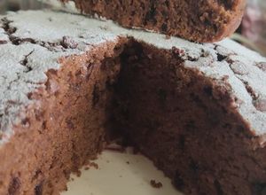 Una foto de Torta vegana de chocolate