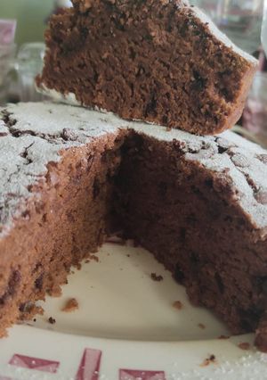 Una foto de Torta vegana de chocolate