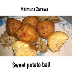 A picture of Sweet potato ball.