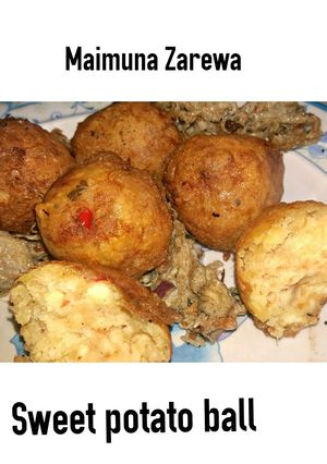 A picture of Sweet potato ball.