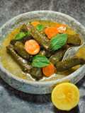 Stuffed Grape Leaves with Olive Oil (Warak Enab Bil Zeit)
