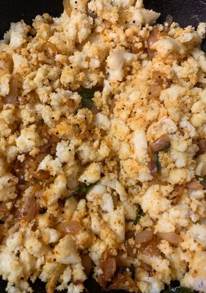 A picture of Idli Upma.