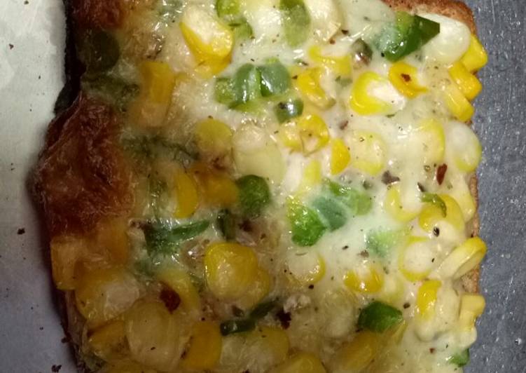 Recipe of Ultimate Cheese chilli corn toast