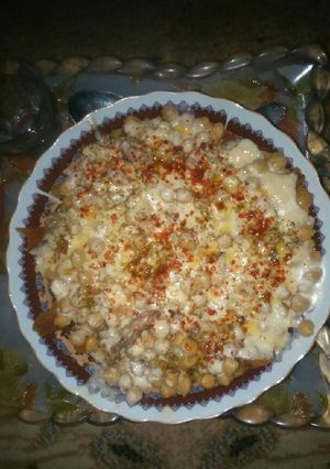 صورة لوصفة فتة الحمص (( بطريقتي))