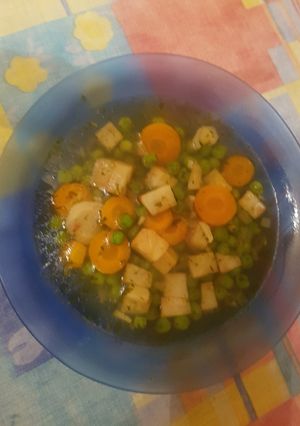 Zöldborsóleves Dédi módra :) recept fotója