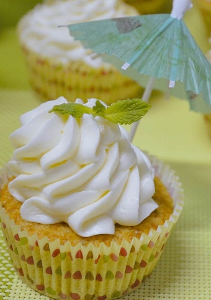 Una foto de Cupcakes de mojitos!