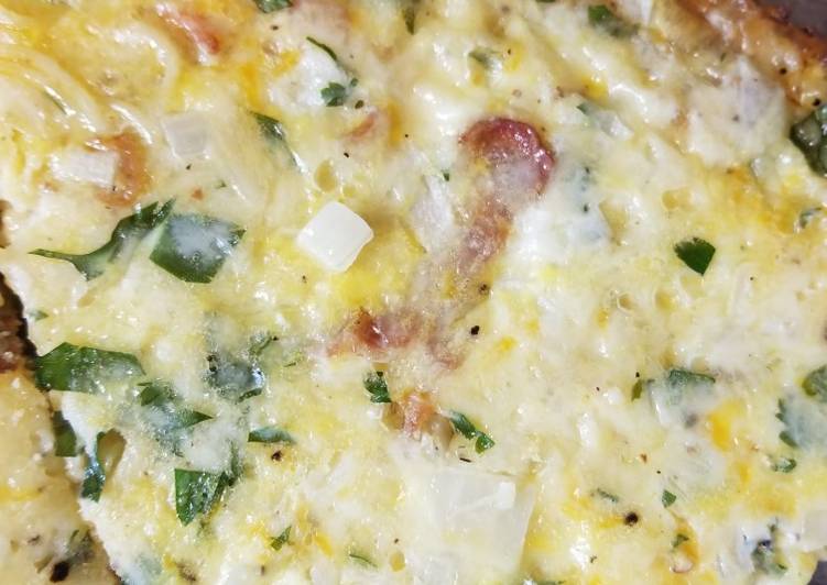 Recipe of Super Quick Spaghetti Frittata