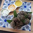 Polpette di quinoa e salsine allo yogurt